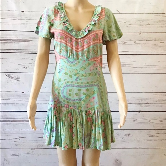 Spell and the Gypsy City Light Fitted Mini Dress - Picture 3 of 8